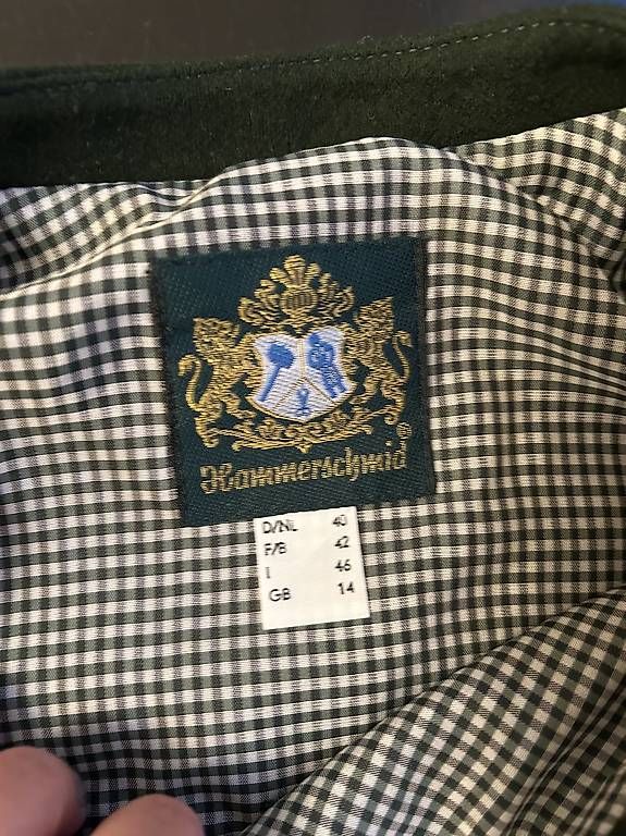 Gilet & Giacche senza maniche: Trachtenweste dunkelgrün Gr 40 – Usato da Bern venduto da Horseshoe13 1