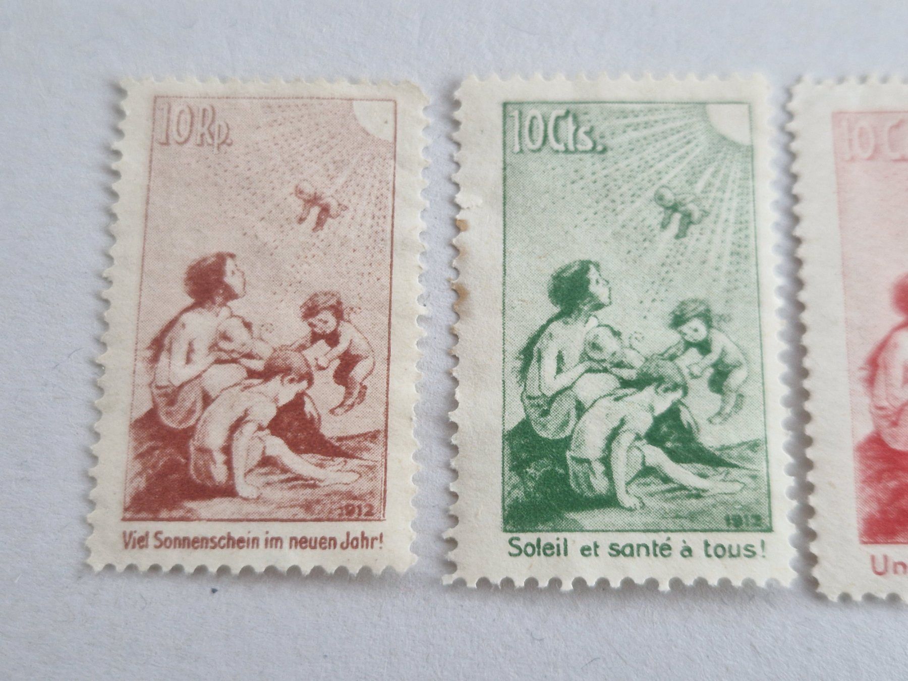Alle Briefmarken: PJ Vorläufer I-III ab 1.- – Gebraucht aus Burgdorf von Glossy01 1
