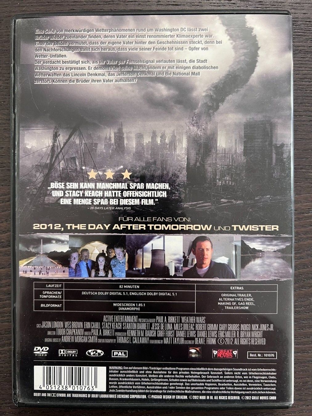 Tutti i DVDs: Weather Wars – Usato da Zürich venduto da FilmFreunde 1