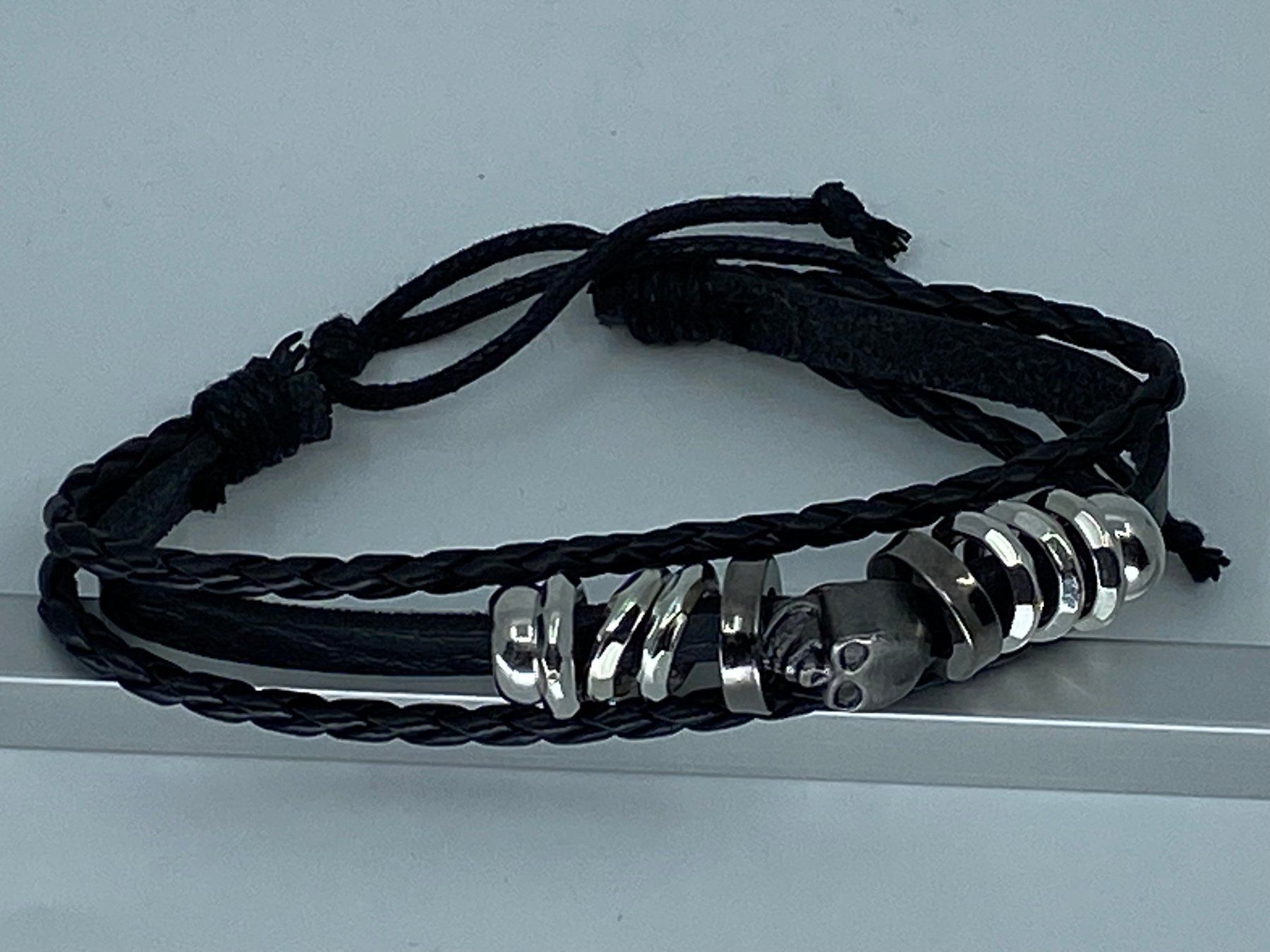 Armbänder & -reifen: Punk- und Rock-Style Armband 03 – Neu (gemäss Beschreibung) aus Langwiesen von Restposten-24