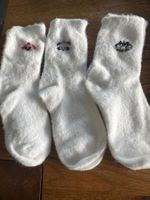 3x Kuschelsocken - flauschig weich-Wohlfühlen- Zeit für Dich