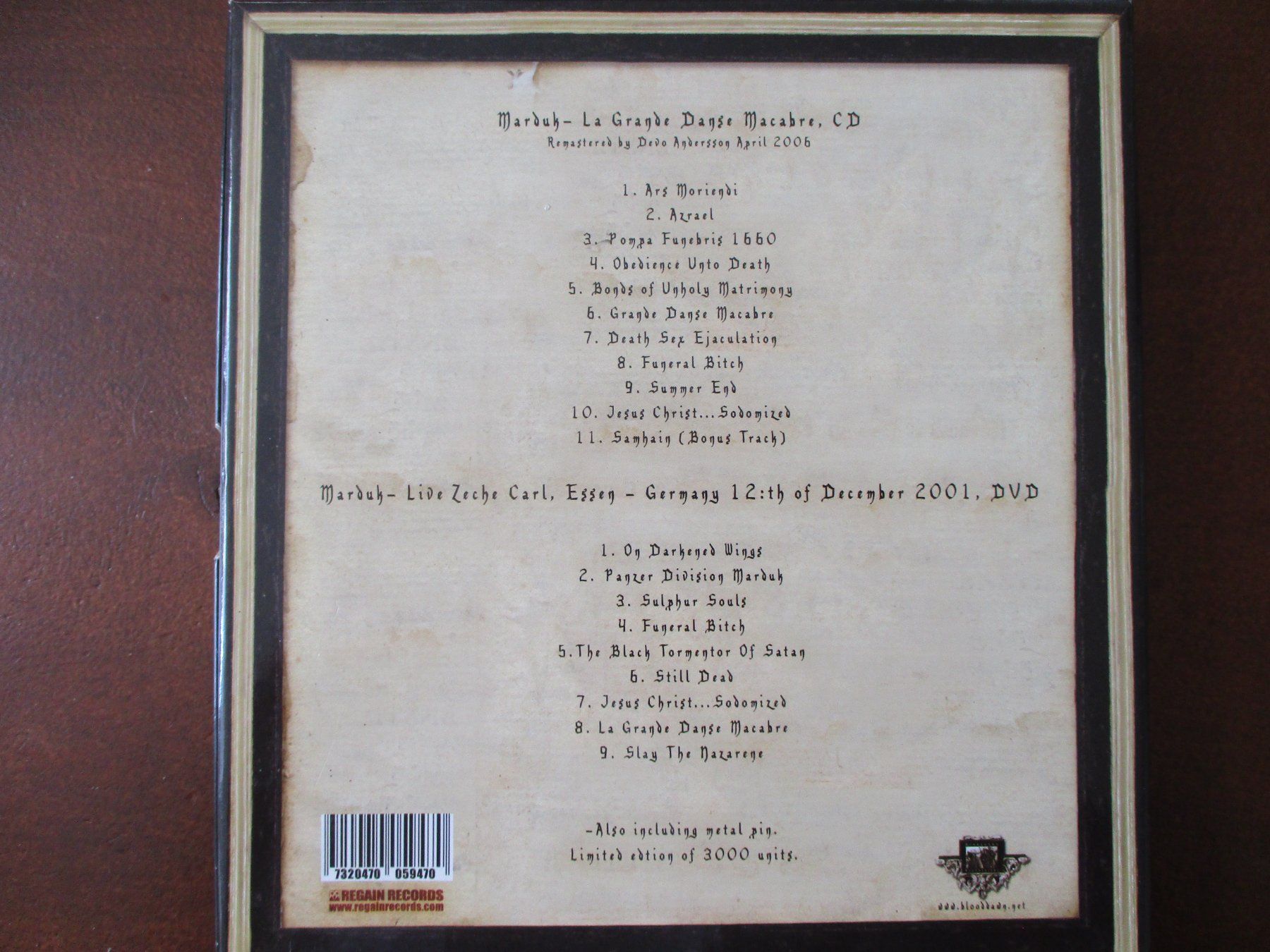 CDs: Marduk – La Grande Danse Macabre – Gebraucht aus Liestal von  2