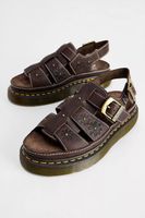 Dr. Martens Wrenlie Open FL Sandal Dark Brown Grizzly 38