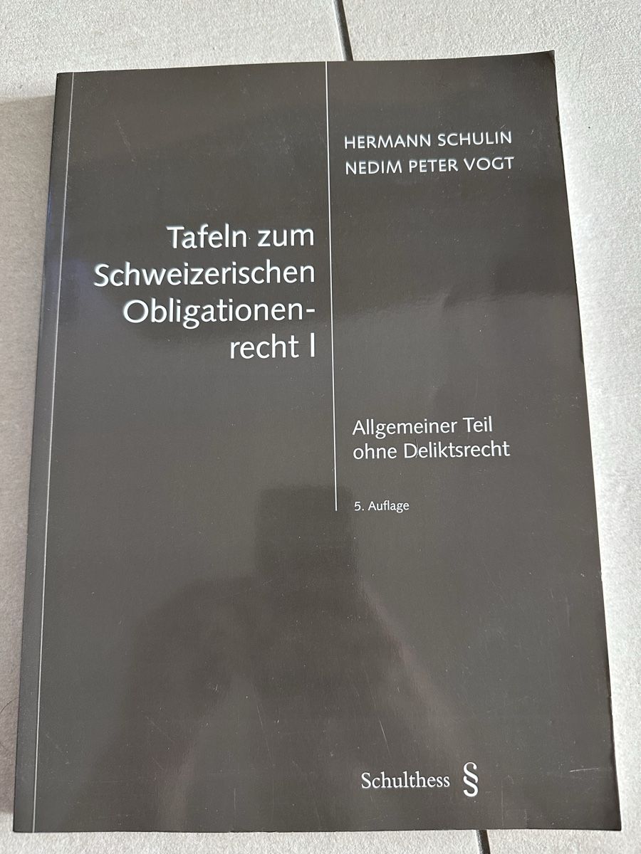 Livres: Tafeln Schweizer Obligationenrecht I – Neuf (Voir description) à Glattpark(Opfikon) par ZHINCITY