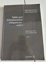 Tafeln Schweizer Obligationenrecht I