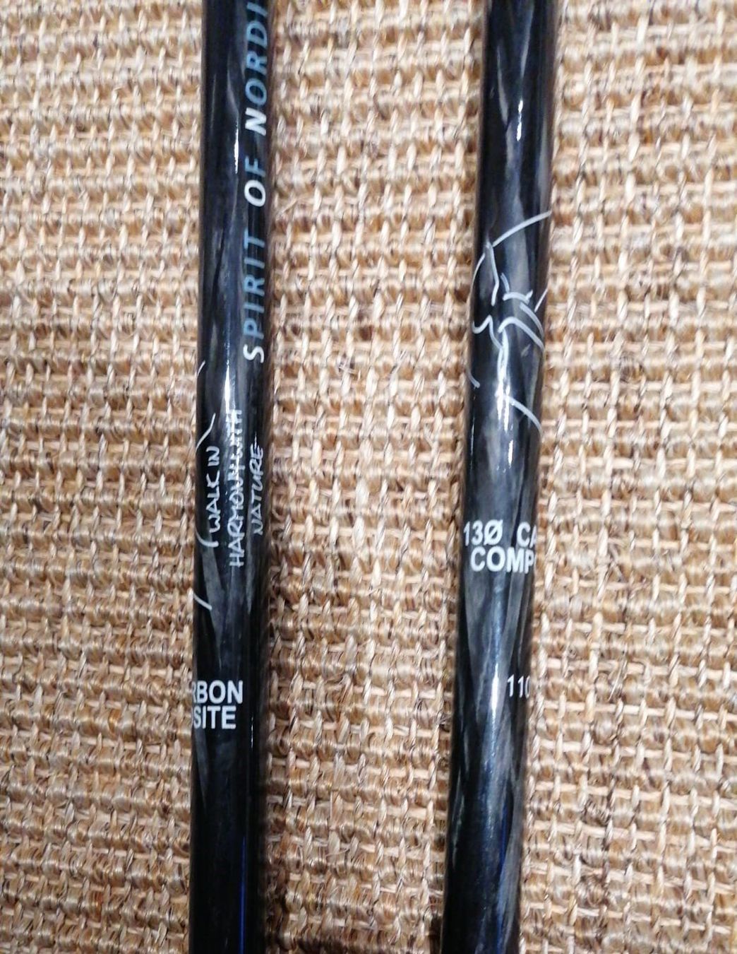Komperdell Bastoncini da trekking: Nording Walking Stöcke Carbon, 110 cm – Usato da Grächen venduto da Hel7890 3