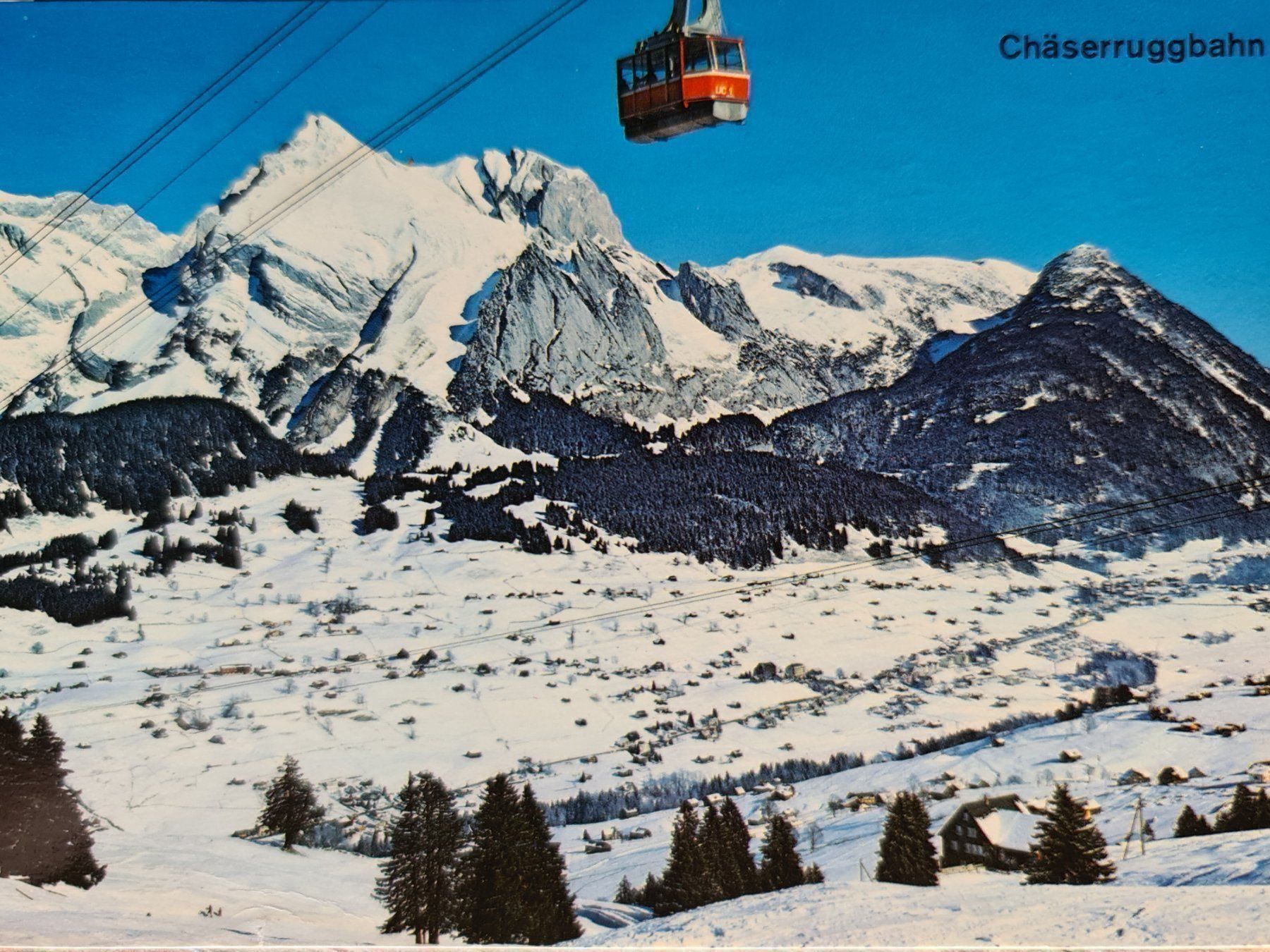 Ansichtskarten: Ansichtskarte Chäserruggbahn 1979 – Gebraucht aus Dintikon von Vexi
