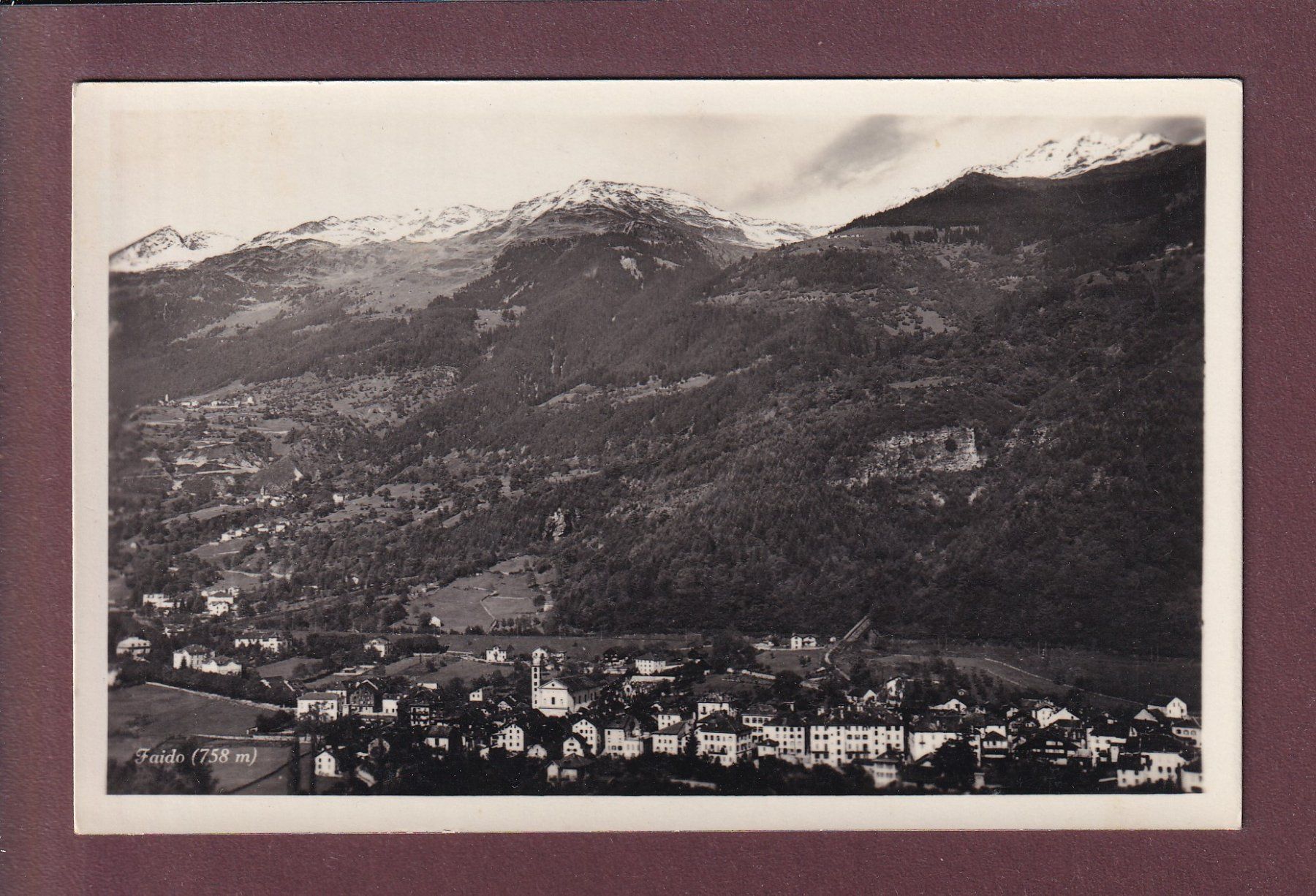 Ansichtskarten: FAIDO - 1929 – Gebraucht aus Pully von nicecards