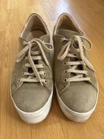 Sneakers stile Hogan, 37, cachi, buone condizioni