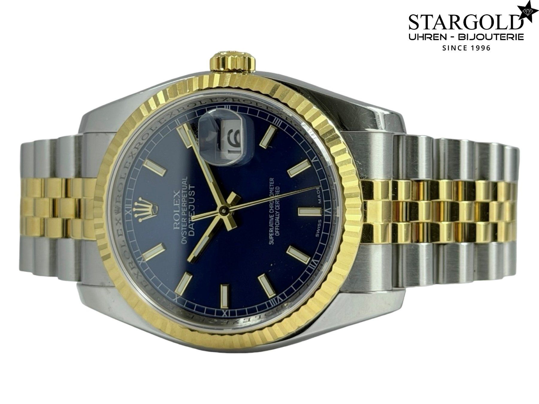 Rolex Orologi: Rolex Datejust 36 Blau  - 116233 – Usato da Zürich venduto da Stargold-Uhren 9
