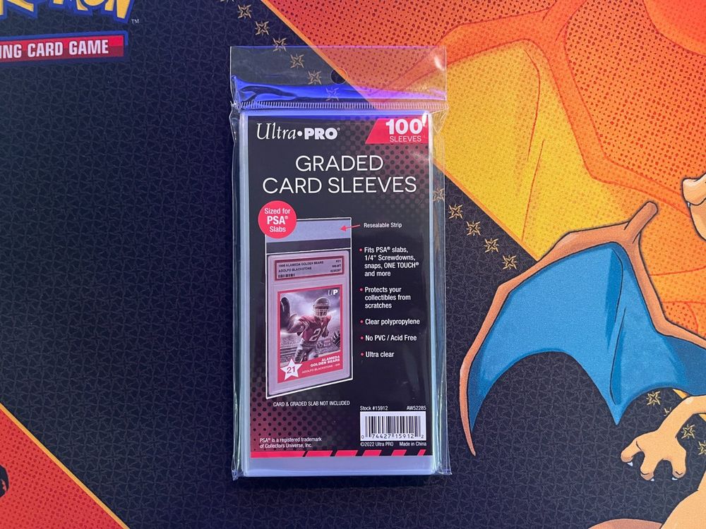 Psa Slab Protector Ultra PRO PSA Perfect FIT Graded Card Sleeves 100 Pack Fits Snaps One 436422 - Foto 7