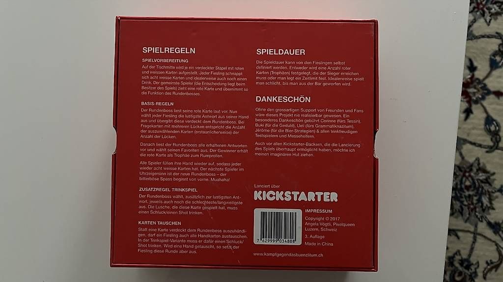 Giochi: Spiel "Kampf gegen das Bünzlitum" – Nuovo (secondo la descrizione) da Emmenbrücke venduto da Hamster-Traum 1