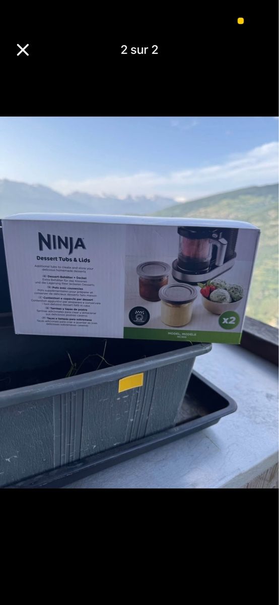 Contenitori & Simili: NINJA Dessert Tubs & Lids , x2 – Nuovo e nell'imballaggio originale da Hérémence venduto da aya_z9gs