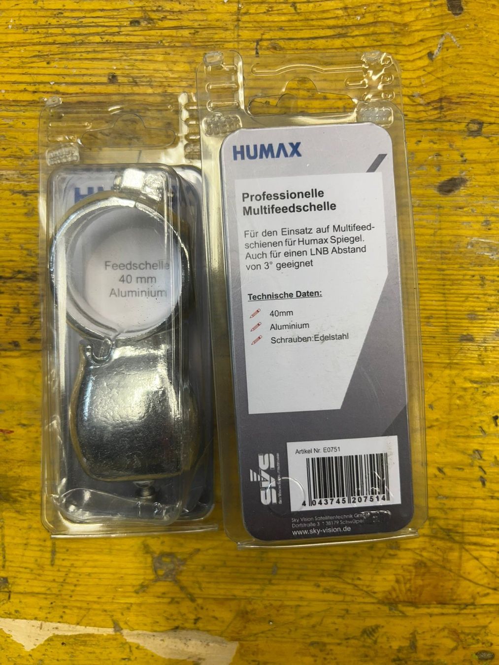 Supporti a parete: Humax Multifeedschelle & Multifeedschiene – Nuovo (secondo la descrizione) da Wohlen AG venduto da stifno-industries 1