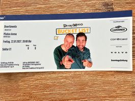 2x Ticket Divertimento Bucket List 22.01.2027 Kriens