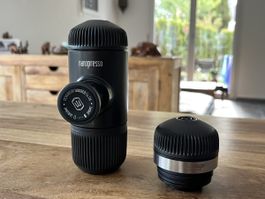 Wacaco Nanopresso inklusive Nespresso Einsatz Top Zustand 