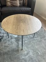Beistelltisch, Räuchereiche, Durchmesser 67 cm, wie neu