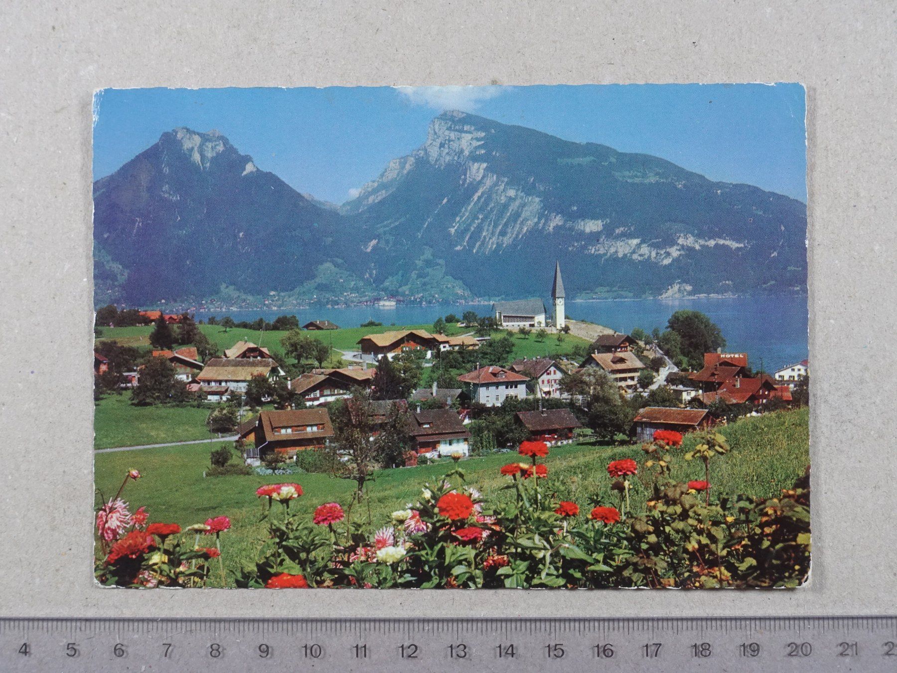 Ansichtskarten: Faulensee, Thunersee, 1965 – Gebraucht aus Lenzburg von fh1