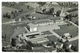 AK Fribourg, Casernes de la Poya Luftbild