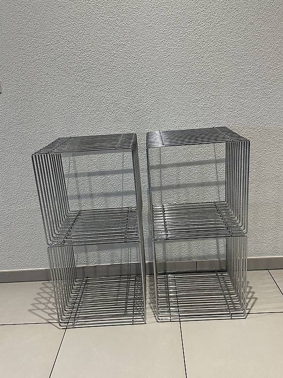 Regale: Metal-Draht Cubes, 4 Stück – Gebraucht aus Erlenbach ZH von mar_5ry5 1