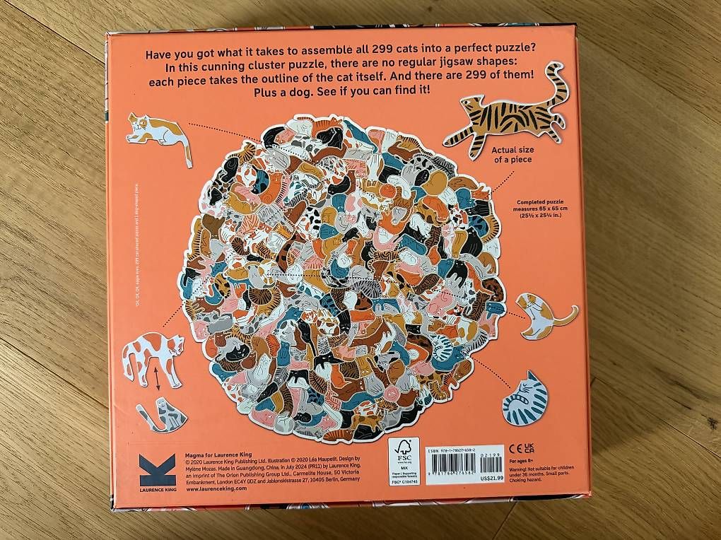 Puzzle: Puzzle 299 Katzen und ein Hund – Usato da Avegno venduto da CaVal13 1
