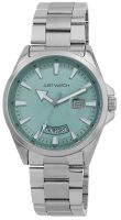 🇨🇭 Herrenuhr ®Just Watch Grün Edelstahl 42mm 5 BAR NEU