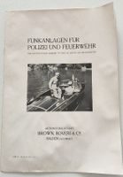 Seltene Broschüre: Funkanlagen für Polizei & Feuerwehr 1939