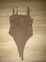 Brauner H&M Body mit Trägern, Grösse S - Frühlings-Look!