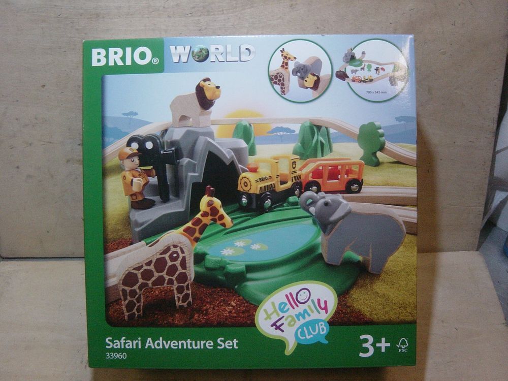 BRIO Bahn Safari Adventure Set 33960 Zoo Tiere NEU (Gebraucht) in Winterthur für CHF 31 - mit