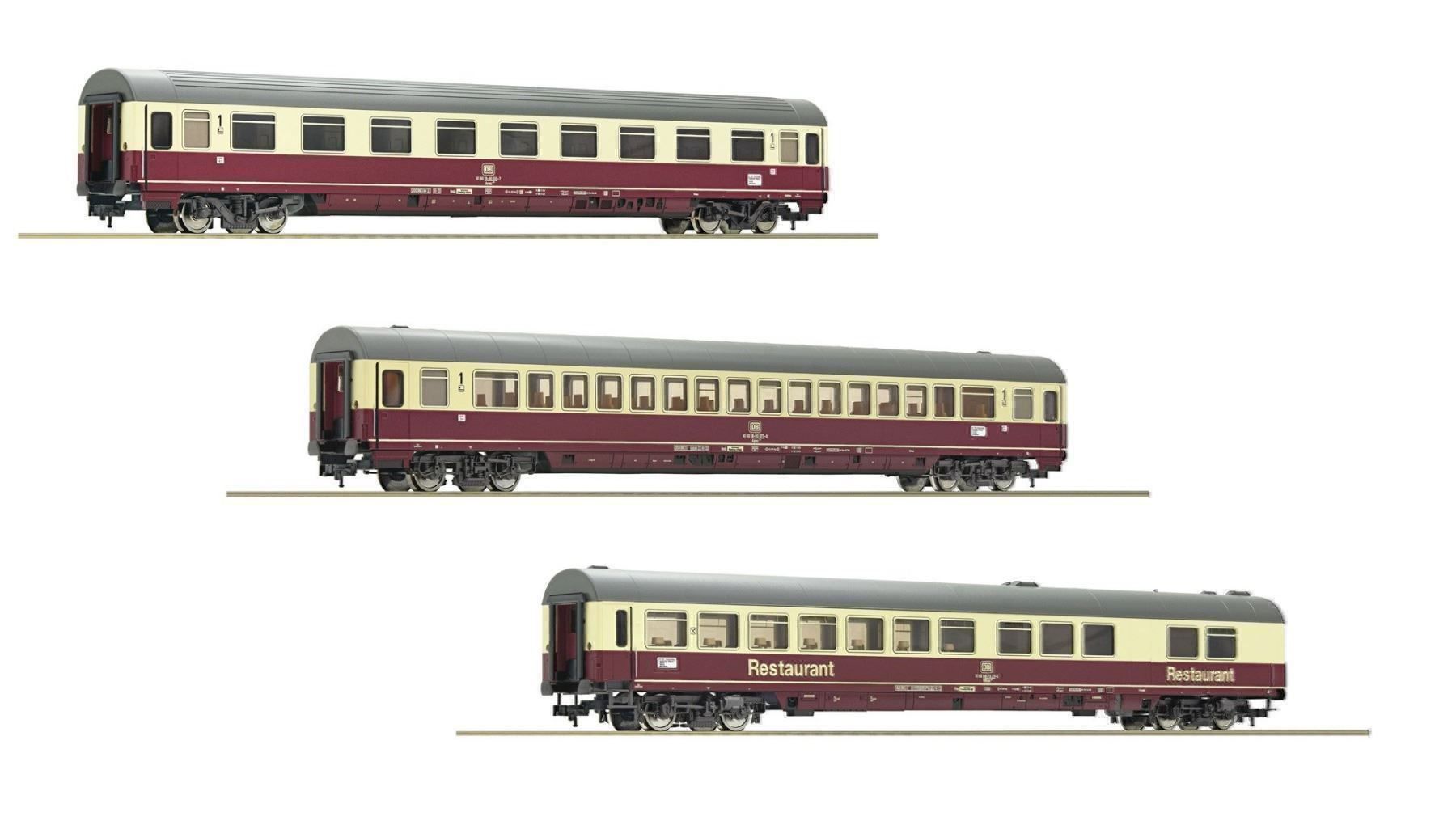 Fleischmann Modellini di ferrovie: Fleischmann - InterCity Riemenschneider mit BR 120 TEE – Nuovo e nell'imballaggio originale da Rotkreuz venduto da MOBAHN-1zu87 7