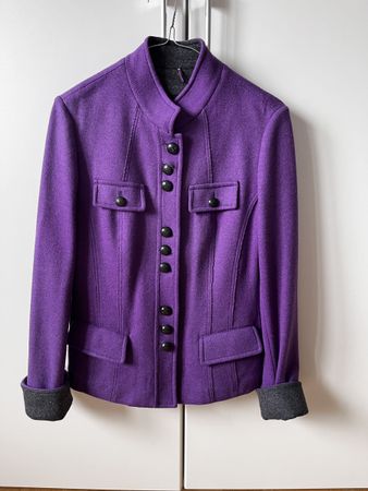 Schneiders Salzburg Wolljacke/Blazer Gr. 38, Lila