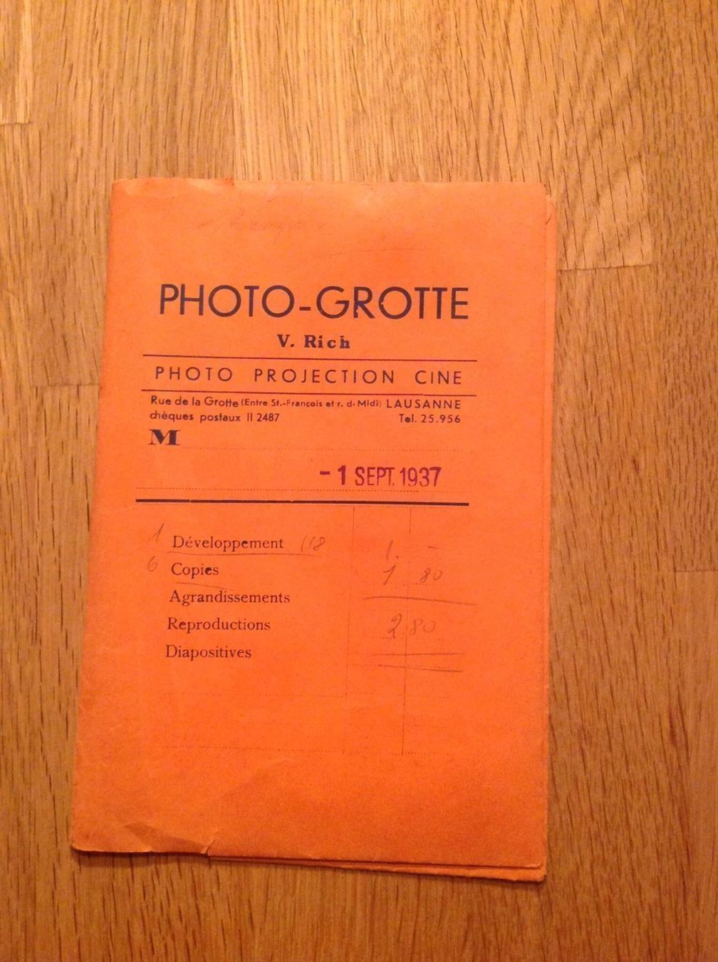 Alben: Pochette pour les photos année ´30 – Gebraucht aus Villars-sur-Glâne von Graca03