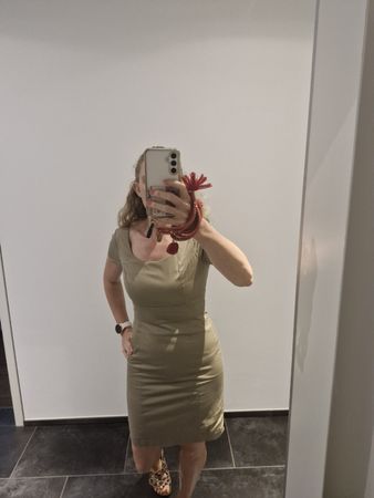 H&M Kleid, Gr. 38, beige, Sommerkleid, Top Zustand!