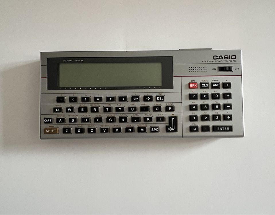 Casio PB-700 Personal Computer Vintage Sammlerstück Rarität (Gebraucht ...