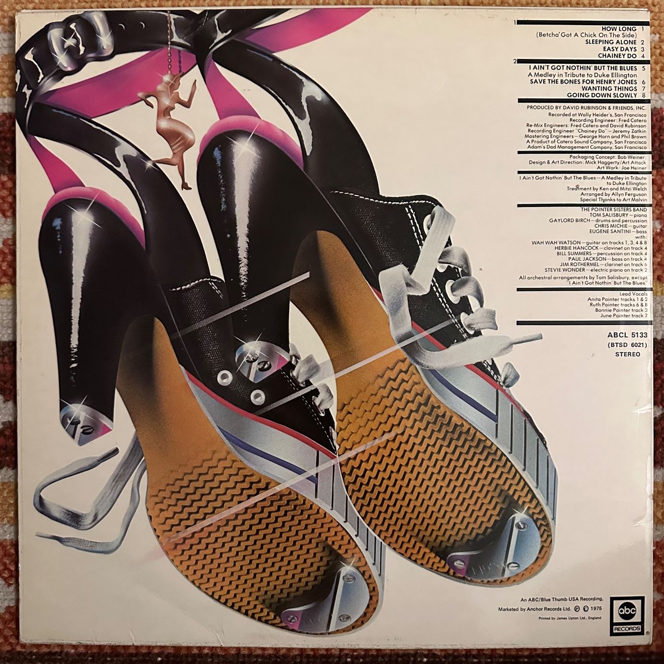 Dischi in vinile: LP - Pointer Sisters - Steppin‘ – Usato da Breganzona venduto da Onairda75 1