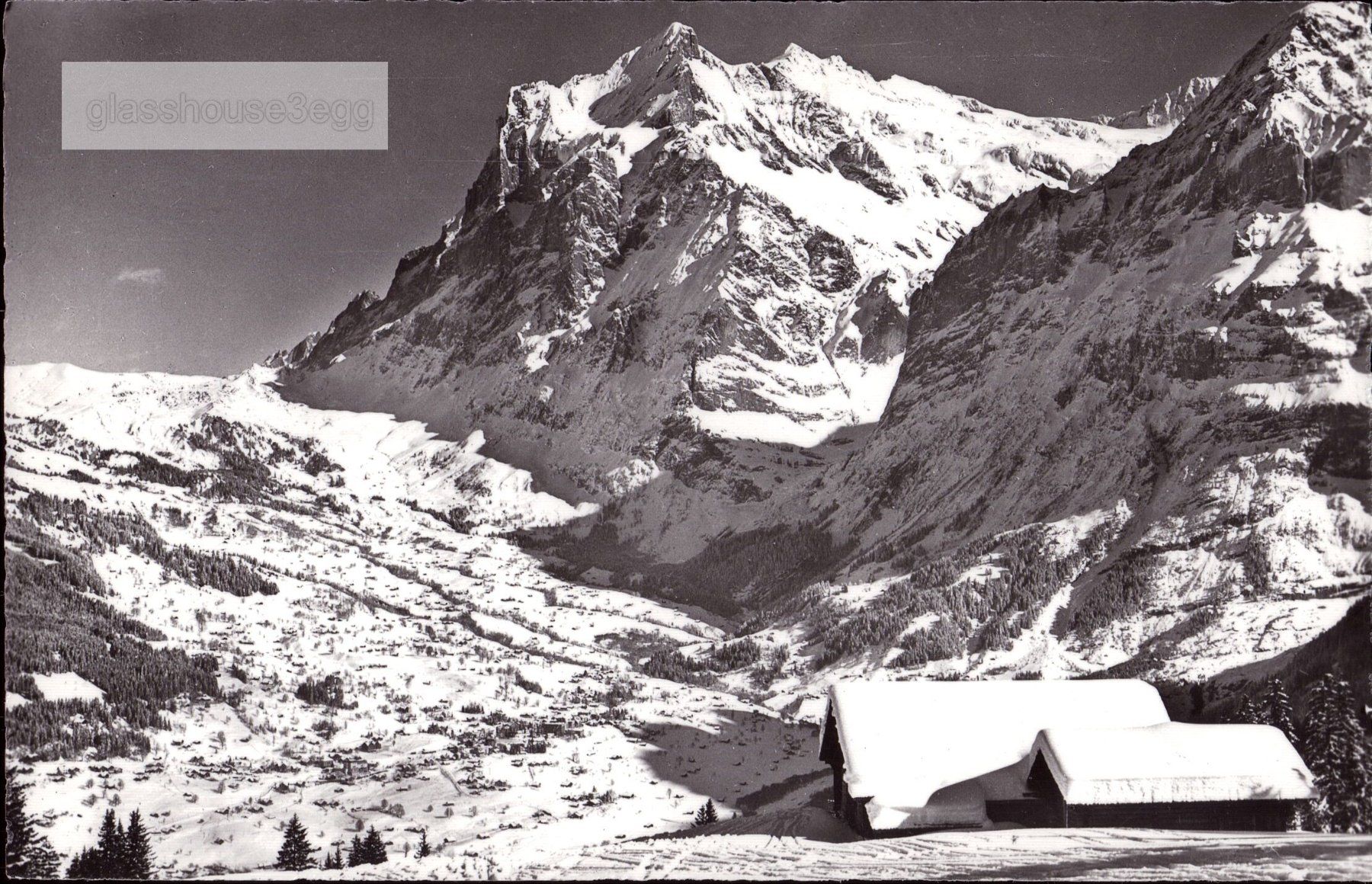 Ansichtskarten: AK GRINDELWALD. Wetterhorn – Gebraucht aus Eggersriet von glasshouse3egg