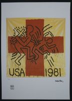 KEITH HARING   HANNUMMERIERT DRUCKSIGNIERT