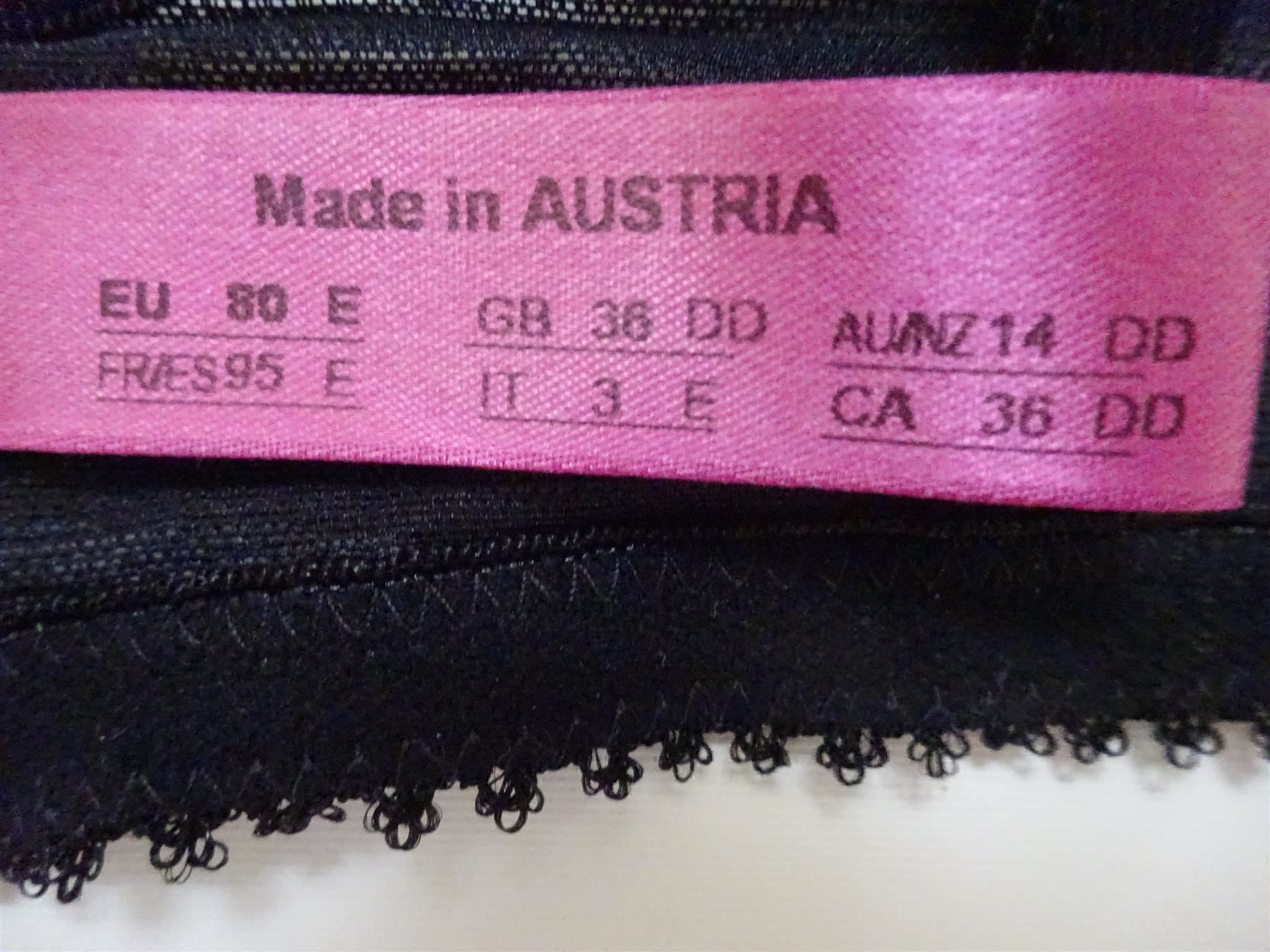 Autres dessous: Valisere - Spitzen BH - schwarz - Grösse 80 E – D'occasion à Zofingen par Justizia_01 4