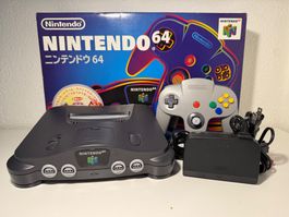 Nintendo 64 Konsole in OVP (Japan)