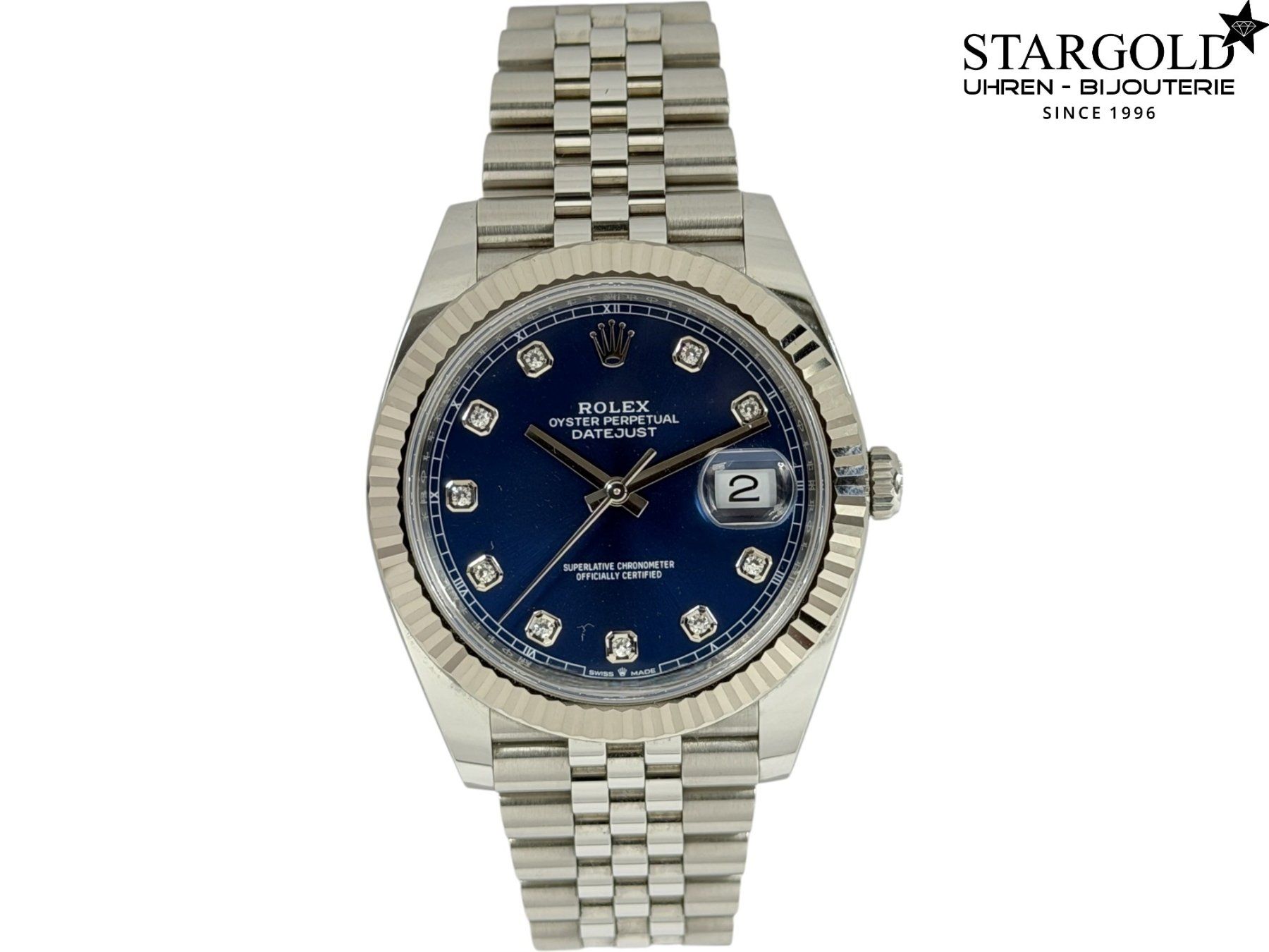Rolex Orologi: Rolex Datejust 41 mit Diamanten - 126334 – Usato da Zürich venduto da Stargold-Uhren