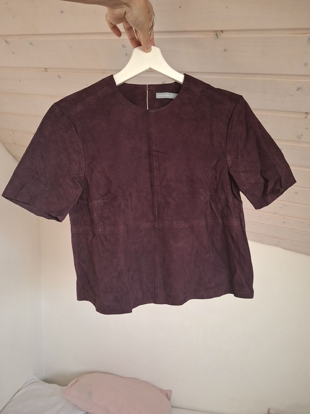 Top: Crop top en cuir - Taille S – Usato da Lausanne venduto da Super-cerise
