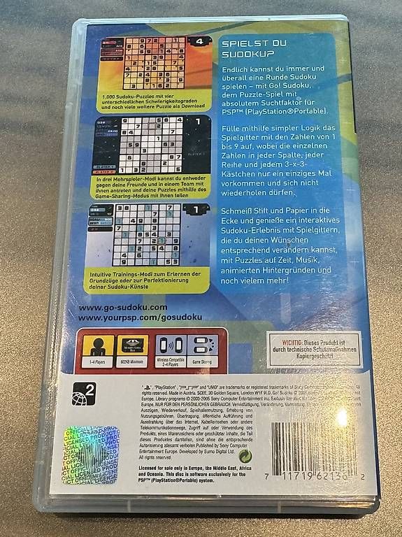 Giochi: PSP GO! SUDOKU – Usato da Hohenrain venduto da Manuelch01 1