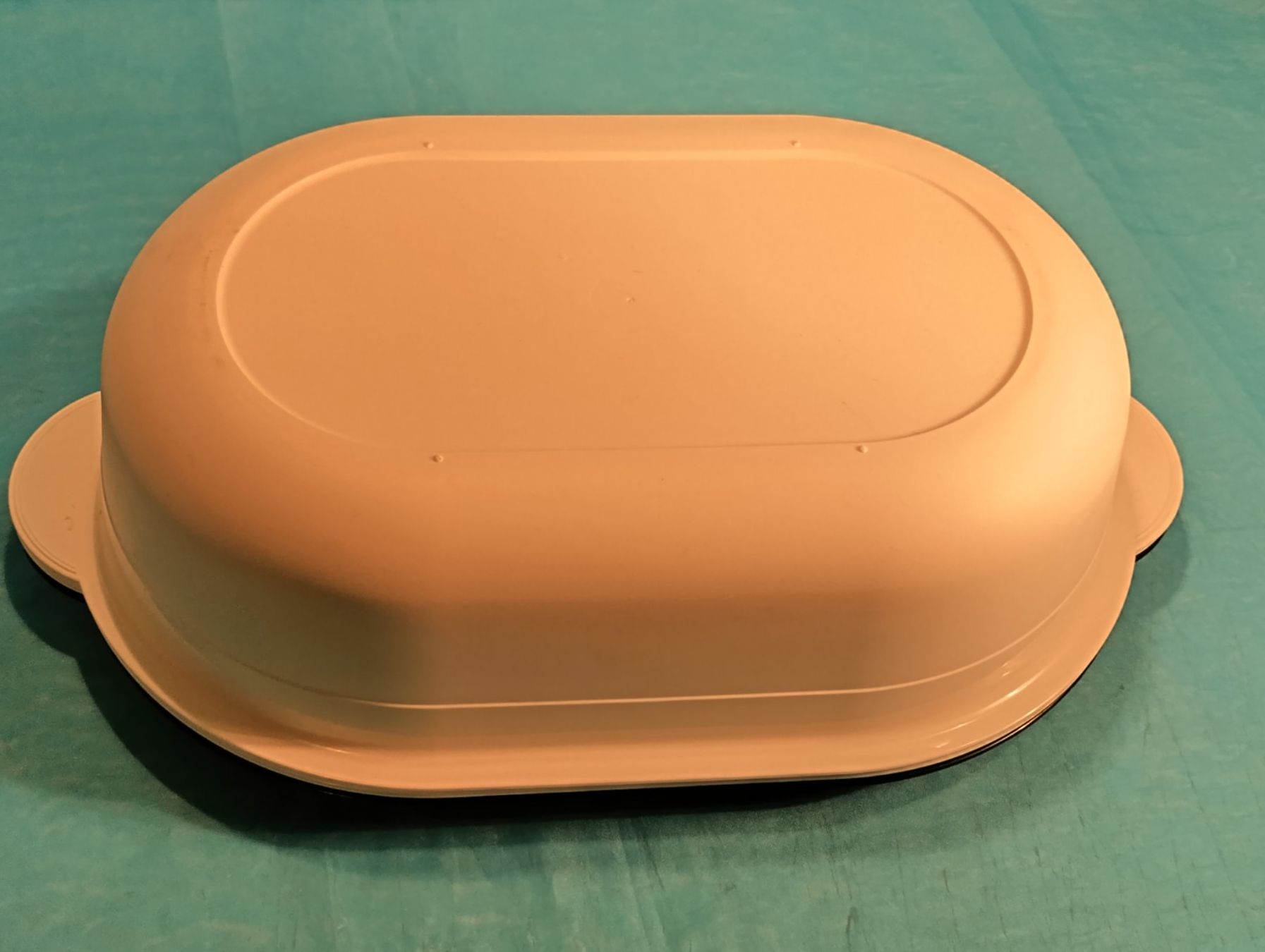 Tupperware Behälter & Ähnliches: Tupperware Ovalance mit Sieb, schwarz-weiss – Gebraucht aus Bellach von JingleCherry 4
