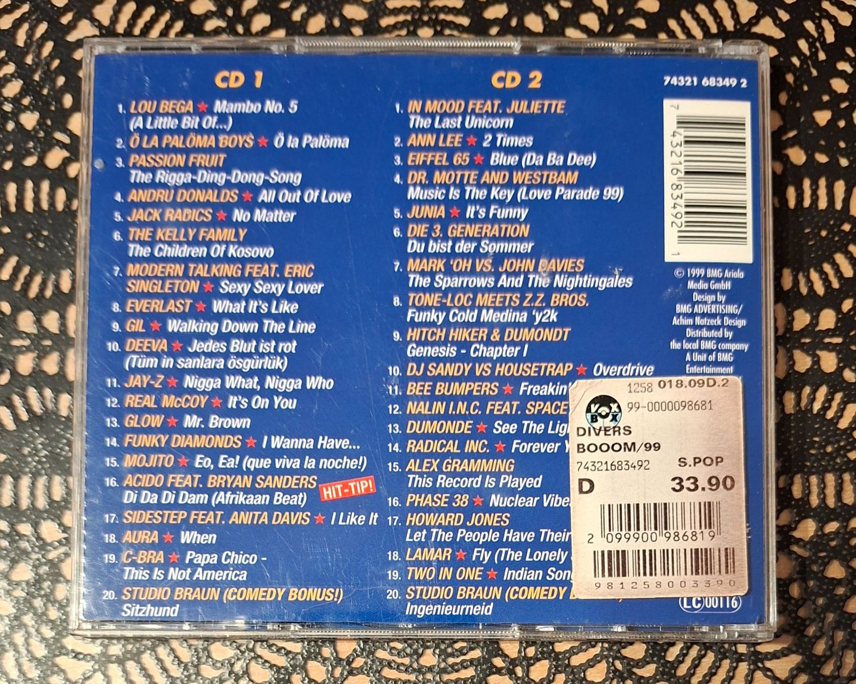 CDs: Boom '99 - The Third, Pop Compilation 2CD Sampler 1999 – D'occasion à Schönenberg TG par Gregolino76 1