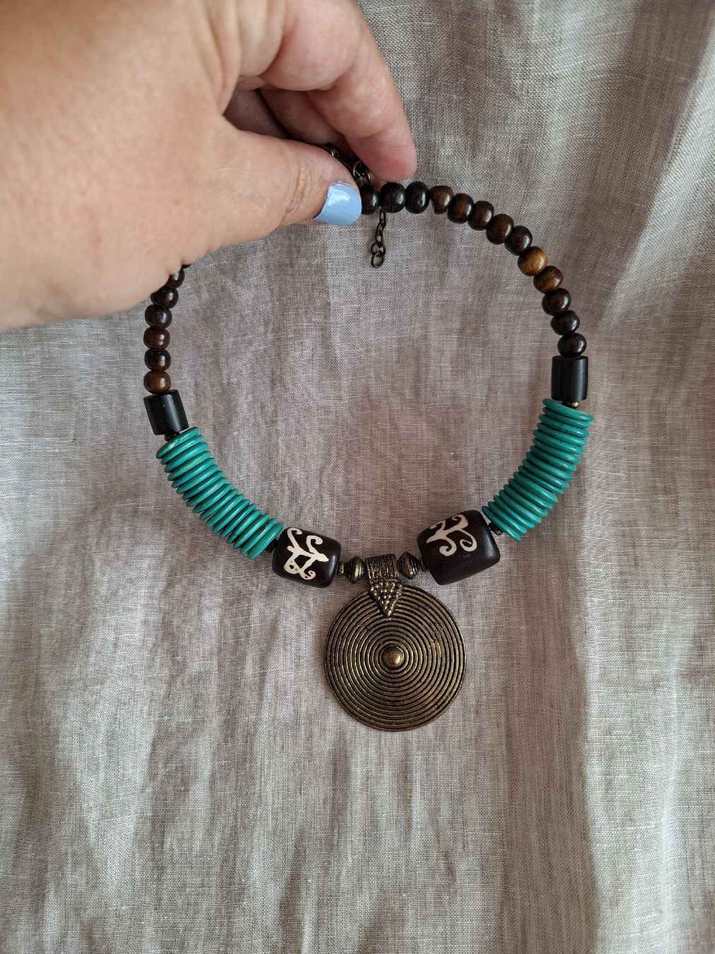 Ketten: Collier Ethnique - Statement Bohème Tribal – Neu (gemäss Beschreibung) aus Lutry von Sim_Sta 1
