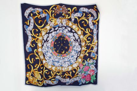 Seidentuch / Foulard für Sternzeichen Waage - Libra & Venus