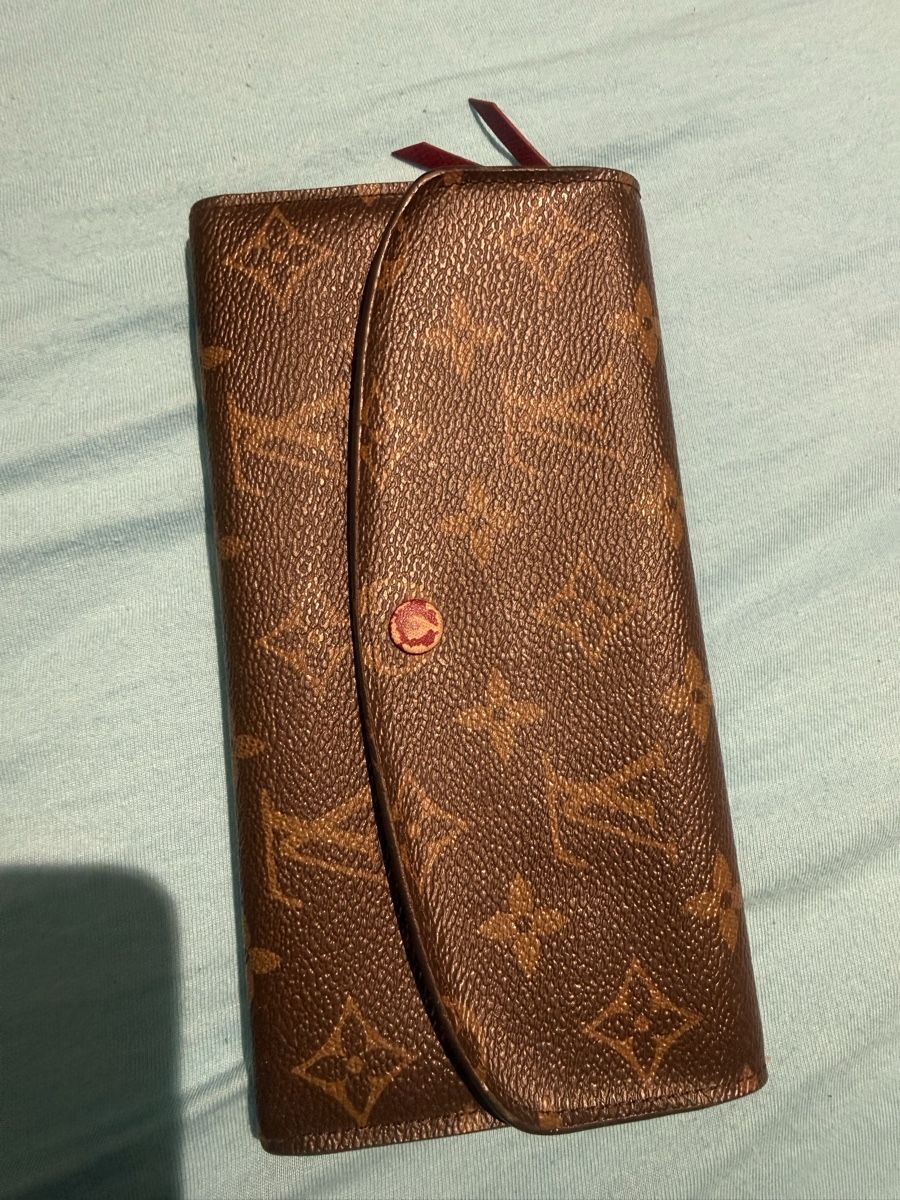 Louis Vuitton Portafogli: Louis Vuitton Geldbörse Monogram Canvas braun rot – Nuovo (secondo la descrizione) da Neukirch-Egnach venduto da Carmen1998