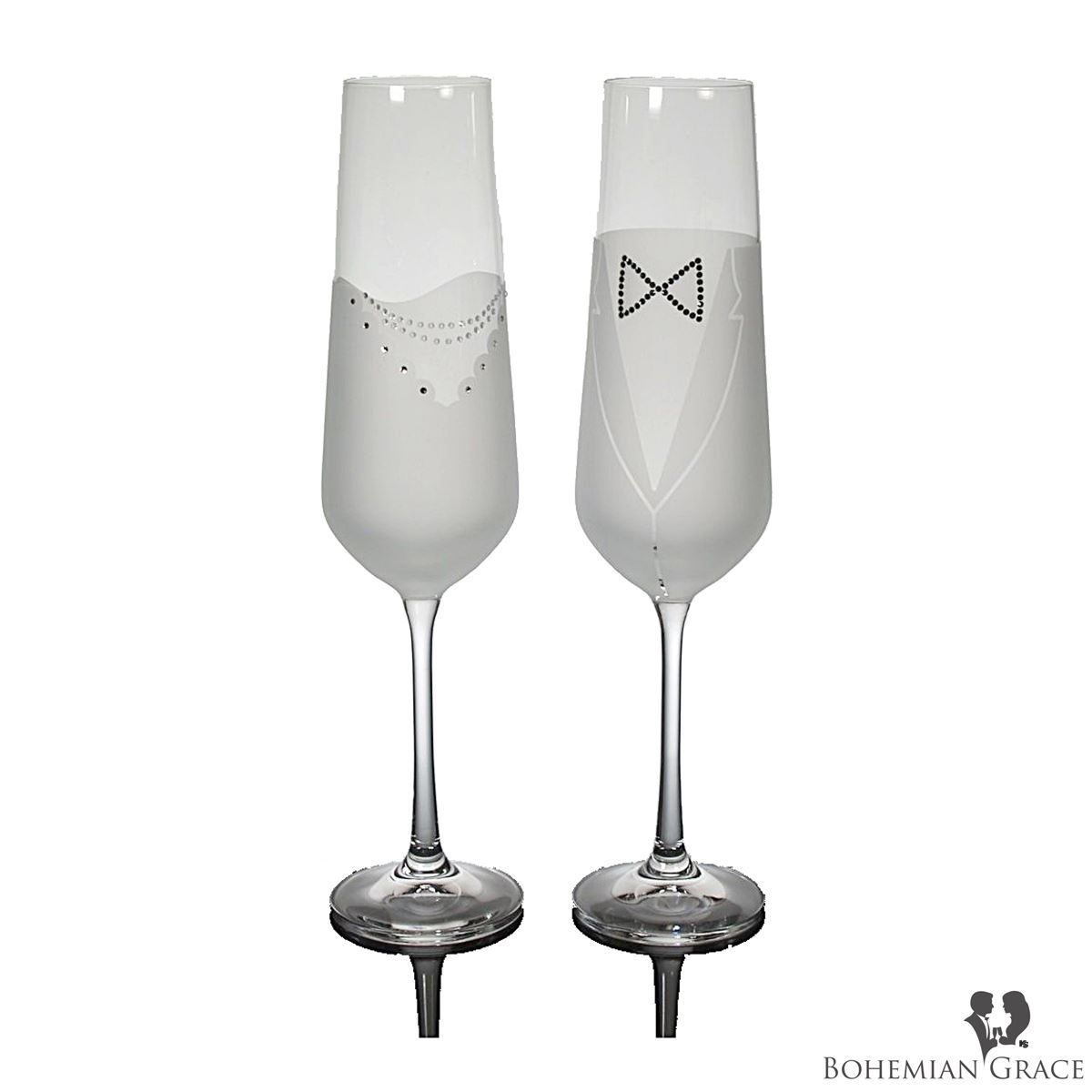 Bicchieri: Sektglas WEDDING 2 Stk, Bohemian Grace – Nuovo e nell'imballaggio originale da Wettingen venduto da kochshop
