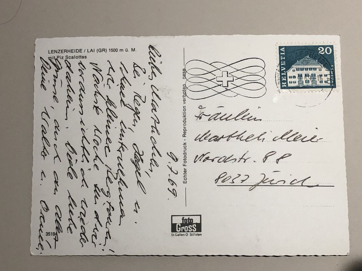 Cartoline postali: 2 uralte Ansichtskarten LENZERHEIDE - gelaufen – Usato da Lufingen venduto da Rac0 1