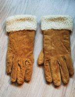 Winterhandschuhe, Echtleder, Leder braun / Vintage - S/M